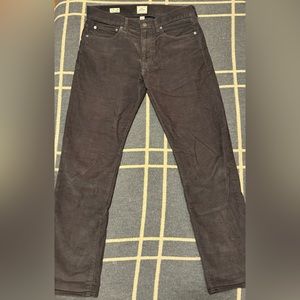 J.Crew Mens corduroy straight fit pants 30 x 30